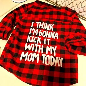 Toddler Boys Buffalo Plaid Shirt